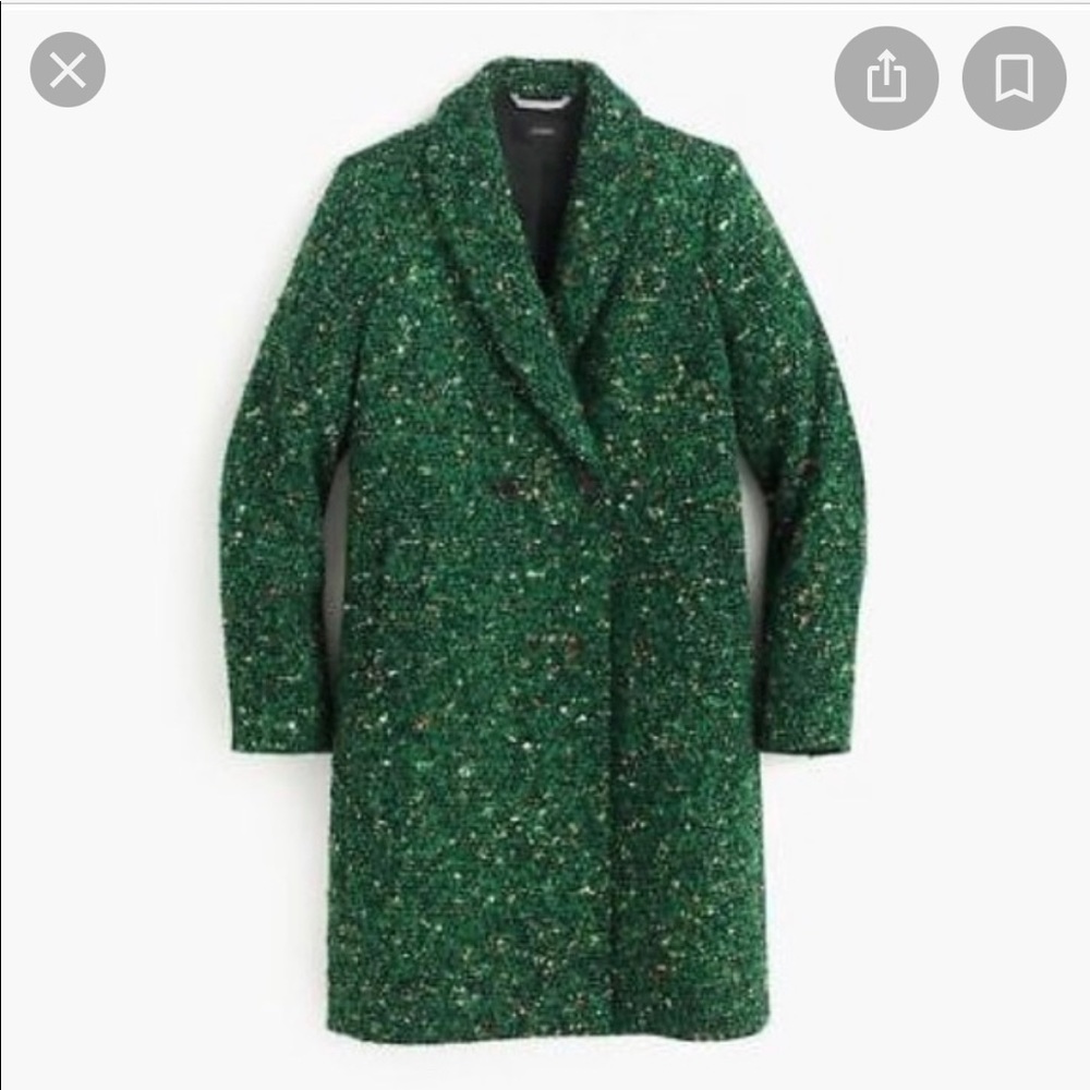 Tweed green jacket